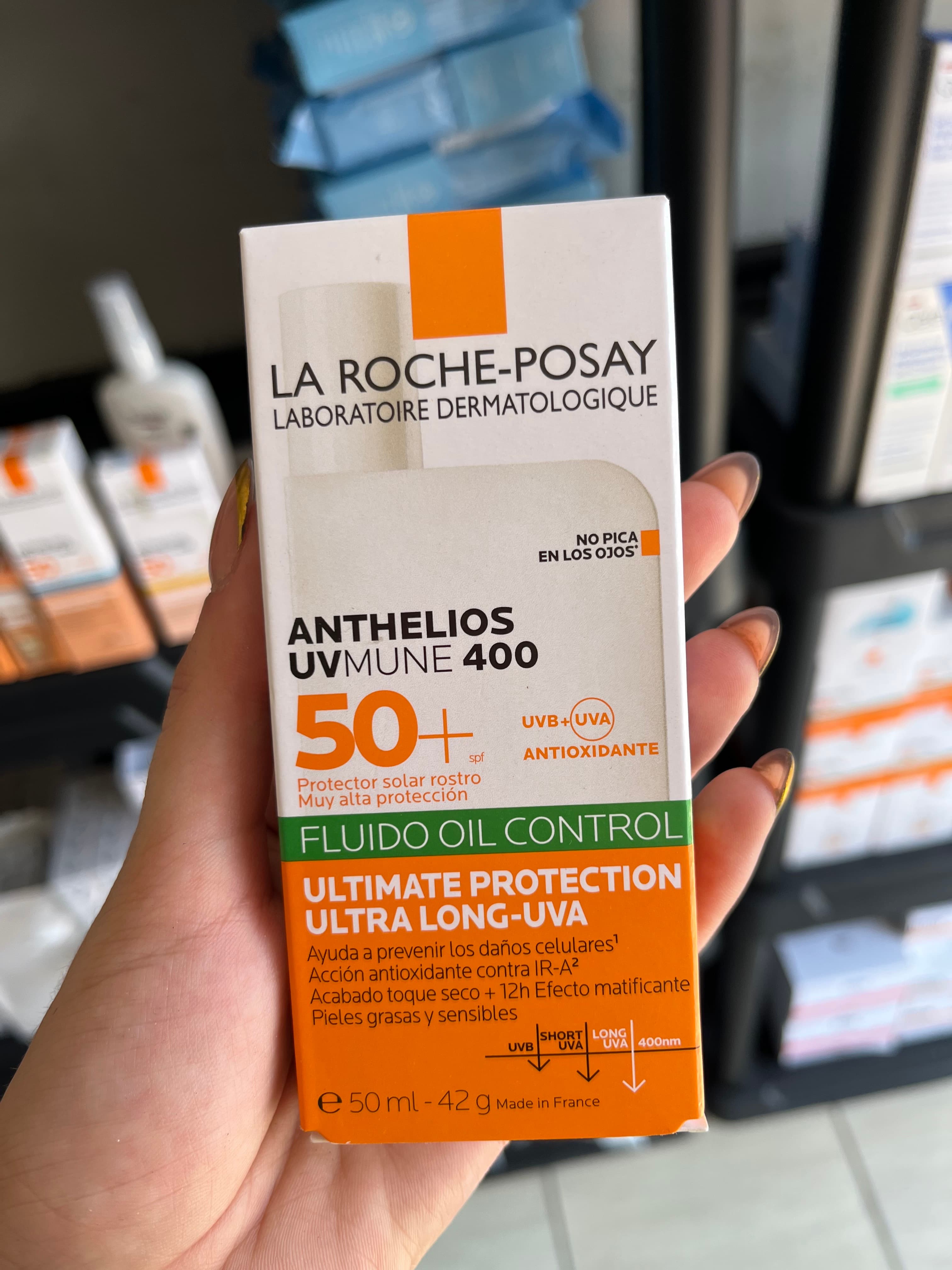 Bloqueador Fluid control 50ml de LA ROCHE POSAY