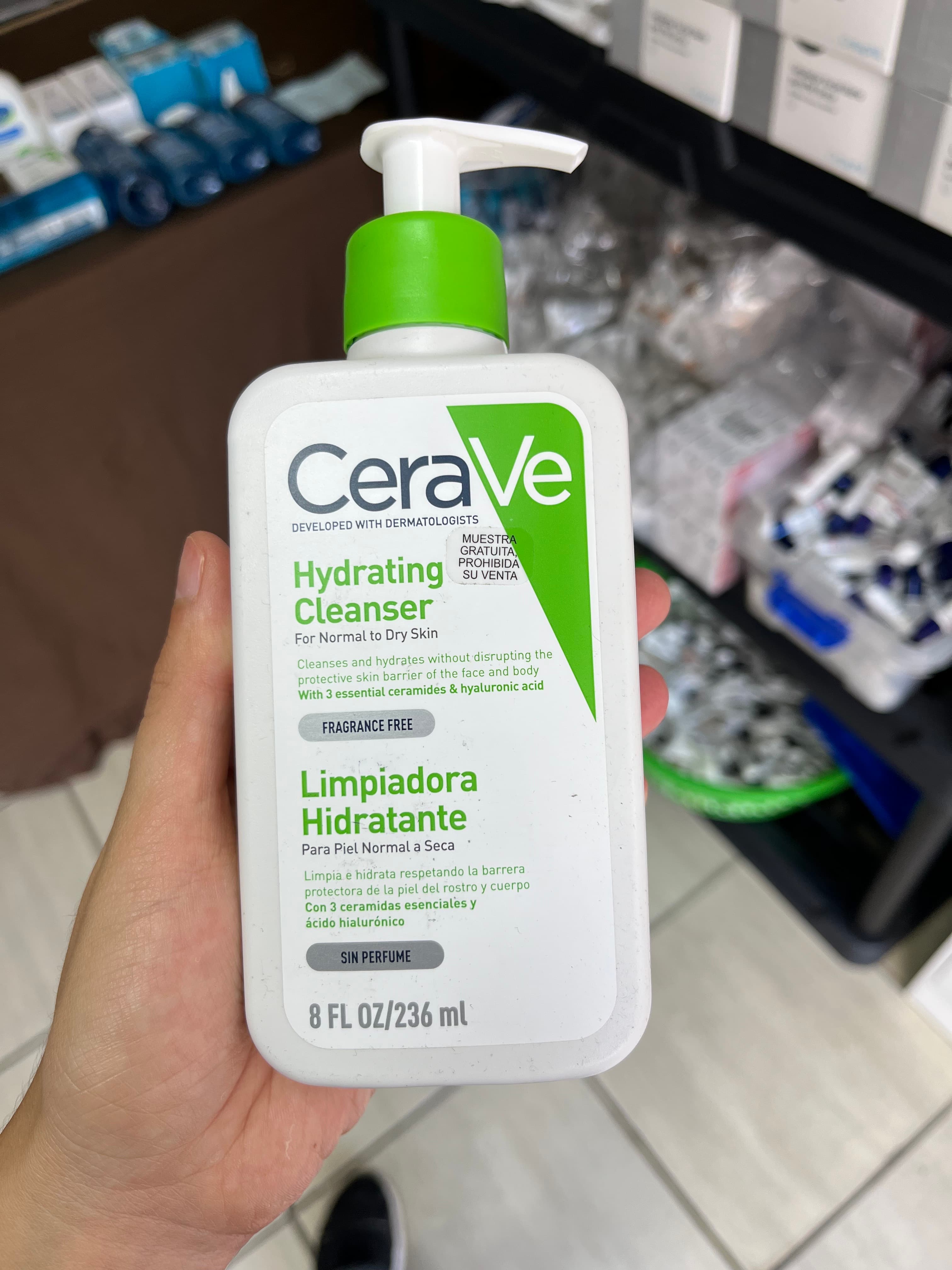 Limpiadora hidratante piel seca de CERAVE